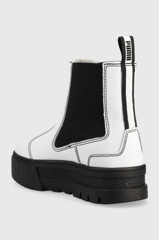 Încălțăminte Puma ghete chelsea de piele 384549 alb