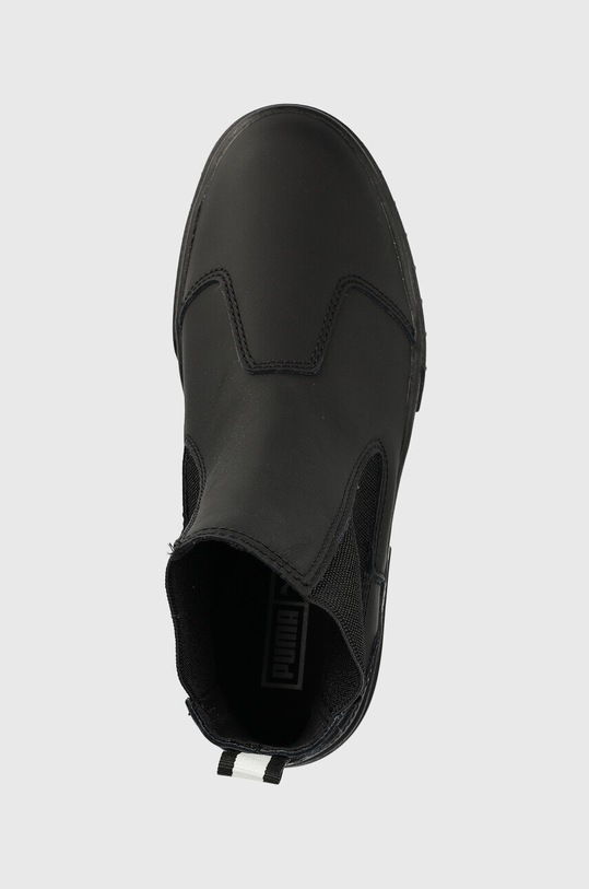 Puma bőr bokacsizma fekete 384549