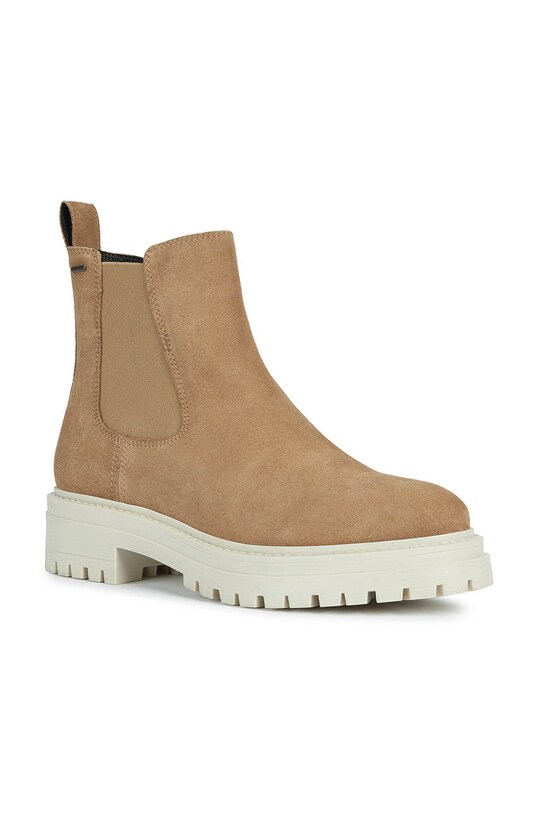 Geox botine din piele intoarsa Iridea B Abx D26D0A.00022.C5004 bej AW22