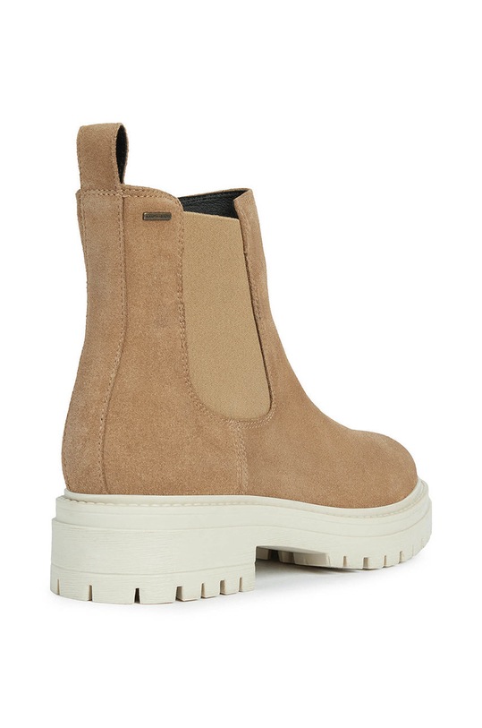 Geox botine din piele intoarsa Iridea B Abx bej D26D0A.00022.C5004