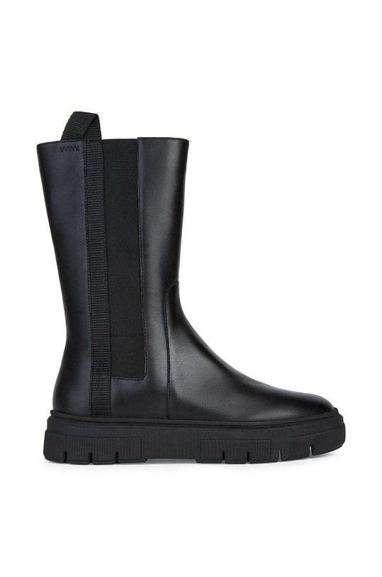 Geox workery skórzane Isotte płaski czarny D26TZF.00085.C9999