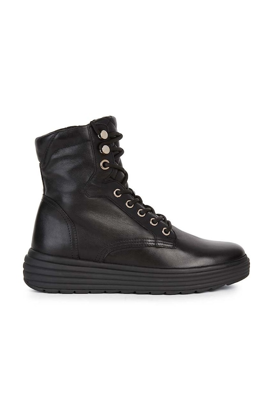 Kožené kotníkové boty Geox Phaolae nezateplené černá D26FDB.00045.C9999