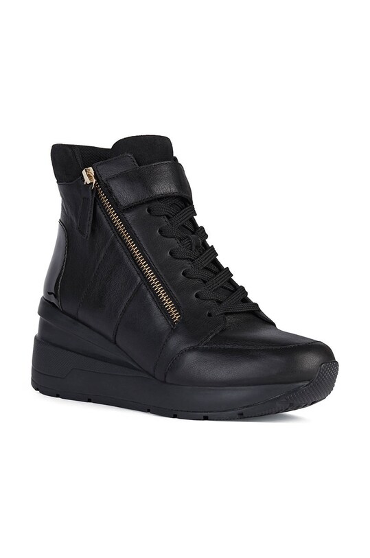 Δερμάτινες μπότες Geox Zosma D168LE.08522.C9999 μαύρο AW22