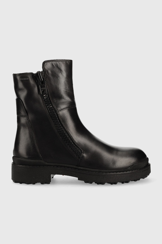 Kožené kotníkové boty Geox Nevegal B Abx nezateplené černá D26UPE.00043.C9999