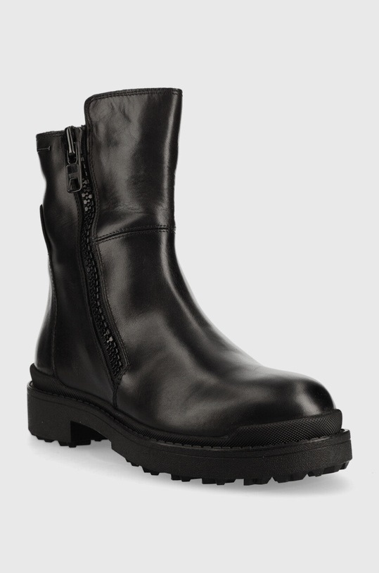 Kožené kotníkové boty Geox Nevegal B Abx D26UPE.00043.C9999 černá AW22