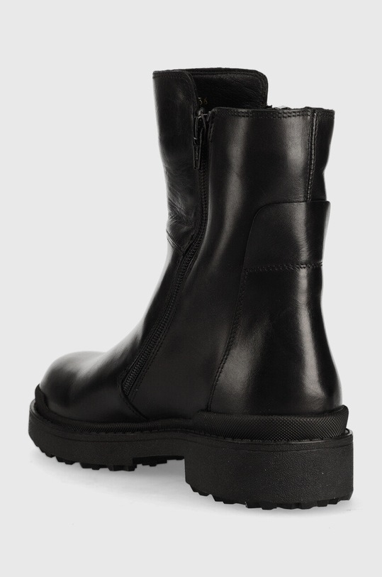 Boty Kožené kotníkové boty Geox Nevegal B Abx D26UPE.00043.C9999 černá