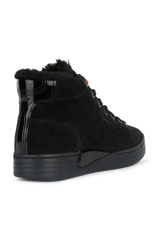Semišové sneakers boty Geox Lauressa černá D2624A.02202.C9999