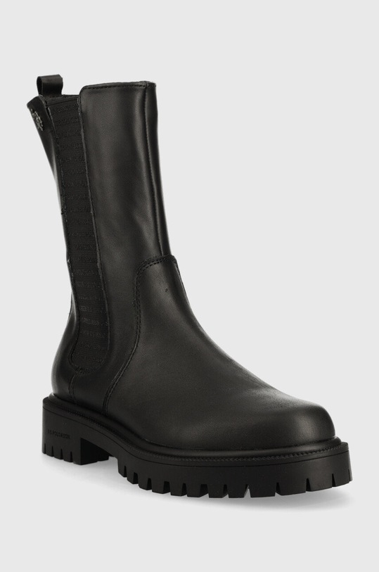 U.S. Polo Assn. sztyblety skórzane KARMA KARMA001W.BL1.BLK czarny AW22