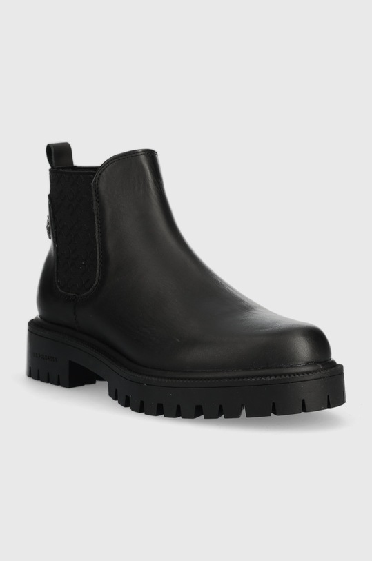Kožené topánky chelsea U.S. Polo Assn. Karma KARMA004W.BL1.BLK čierna AW22