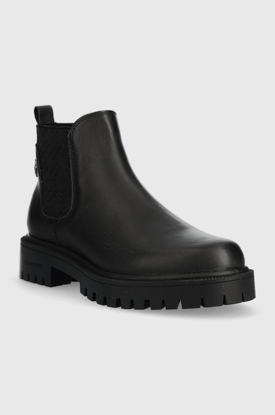 Kožené topánky chelsea U.S. Polo Assn. Karma KARMA004W.BL1.BLK čierna AW22