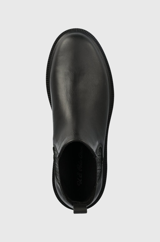 Kožené topánky chelsea U.S. Polo Assn. Karma čierna KARMA004W.BL1.BLK
