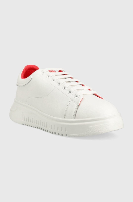 Emporio Armani bőr sportcipő X3X024.XN316.01236 fehér AW22