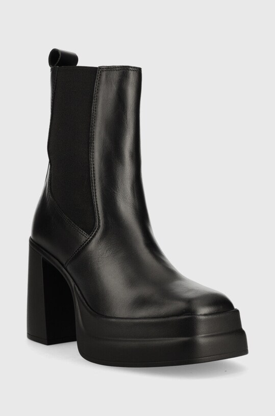 Kožené topánky chelsea Kurt Geiger London Stomp Heeled Chelsea 9319000109.BLK čierna AW22