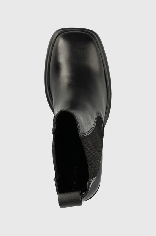 Кожаные полусапоги Kurt Geiger London Stomp Heeled Chelsea чёрный 9319000109.BLK