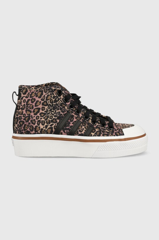Superge adidas Originals Nizza Platform Mid Sintetični rjava GY9531