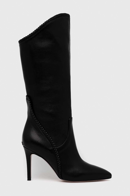 Liu Jo kozaki skórzane Rose 06 nieocieplane czarny SXX671P006222222