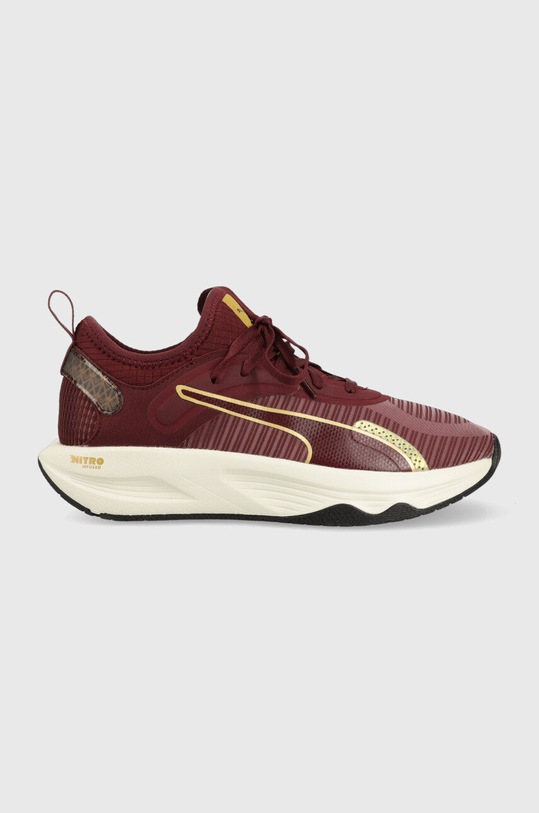 Tréninkové boty Puma PWR XX Nitro Deco Glam trénink burgundské 377040