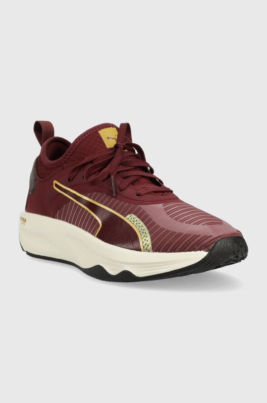 Tréninkové boty Puma PWR XX Nitro Deco Glam 377040 burgundské AW22