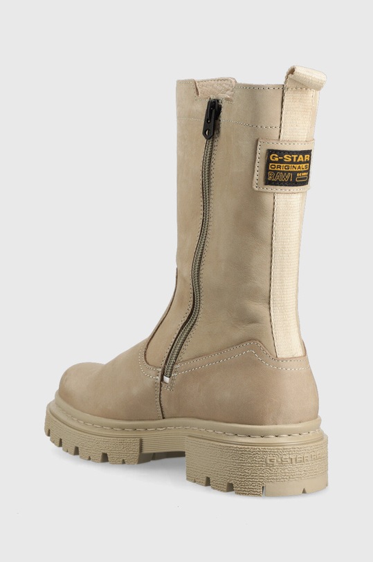 Obuwie G-Star sztyblety zamszowe Kafey Hgh 2141021807.TPE beżowy