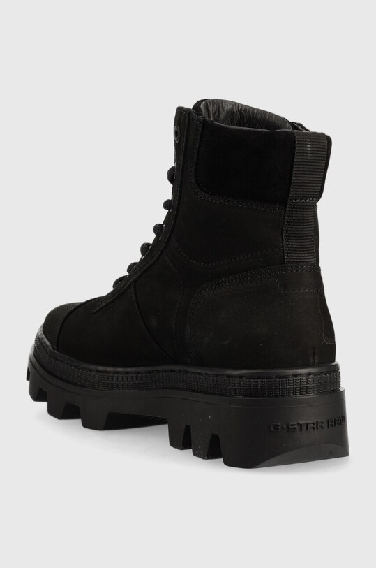 Încălțăminte G-Star Raw bocanci din piele intoarsa Noxer Hgh 2141020803.BLK negru