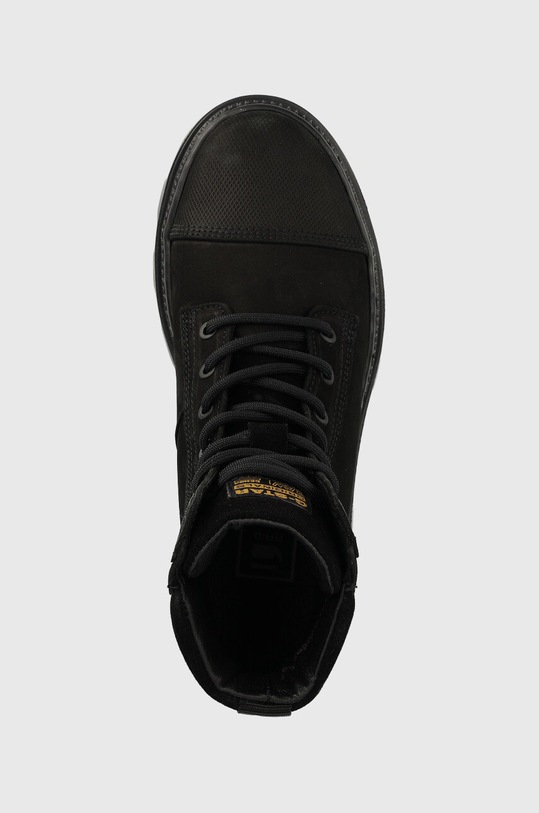 G-Star bocanci din piele întoarsă Noxer Hgh negru 2141020803.BLK