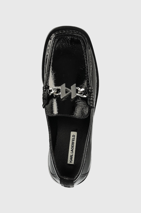 Karl Lagerfeld mocasini de piele MOKASSINO II negru KL41336.100