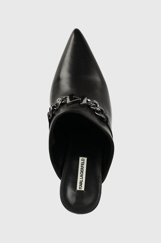 Karl Lagerfeld klapki skórzane DEBUT KL czarny KL32015.000