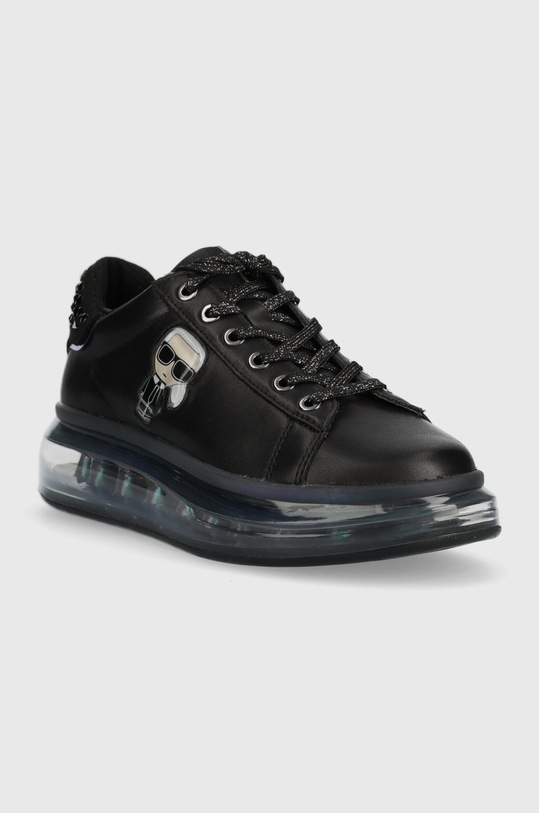Karl Lagerfeld sneakersy skórzane KAPRI KUSHION KL62633.00I czarny AW22