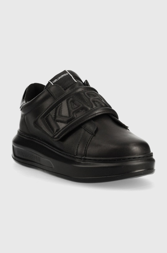 Karl Lagerfeld sneakersy skórzane KAPRI KL62537.00X czarny AW22