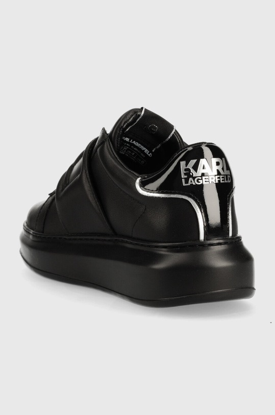 Obuwie Karl Lagerfeld sneakersy skórzane KAPRI KL62537.00X czarny