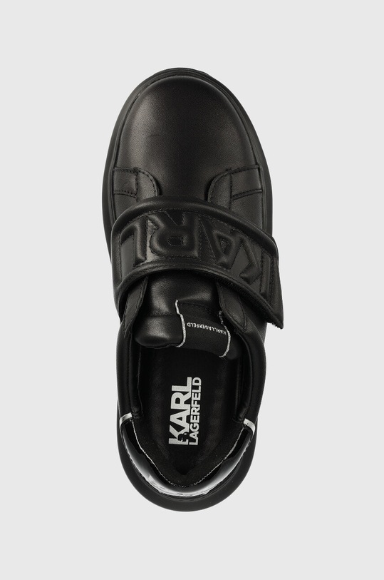 Karl Lagerfeld sneakersy skórzane KAPRI czarny KL62537.00X
