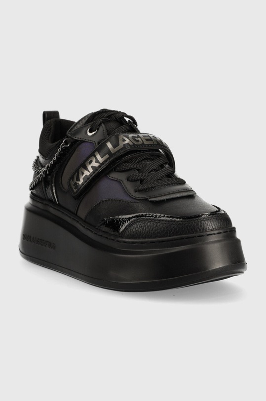 Karl Lagerfeld sneakersy skórzane ANAKAPRI KL63540.00X czarny AW22