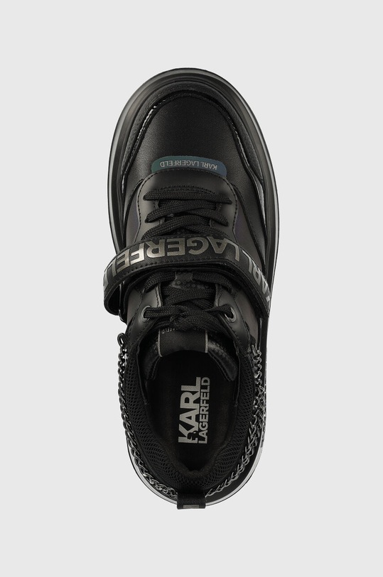 Karl Lagerfeld sneakersy skórzane ANAKAPRI czarny KL63540.00X