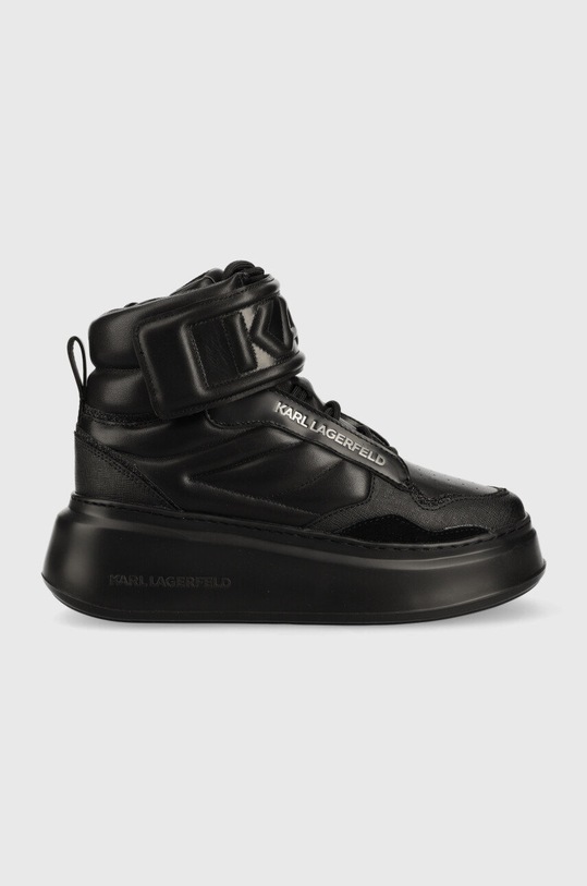 Karl Lagerfeld sneakers din piele ANAKAPRI platformă negru KL63555.00X