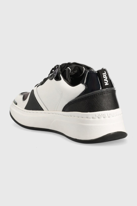Obuwie Karl Lagerfeld sneakersy skórzane ELEKTRA II Lo KL62024.010 biały