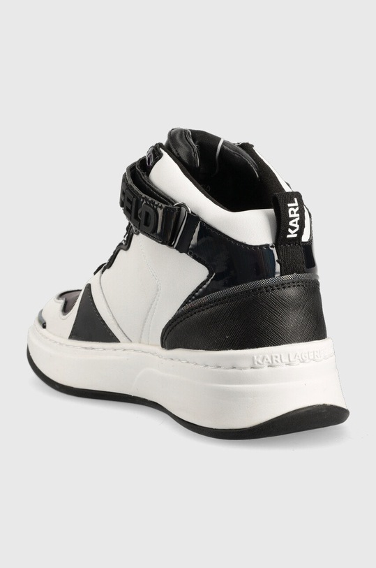 Obuwie Karl Lagerfeld sneakersy skórzane ELEKTRA II Hi KL62044.010 biały