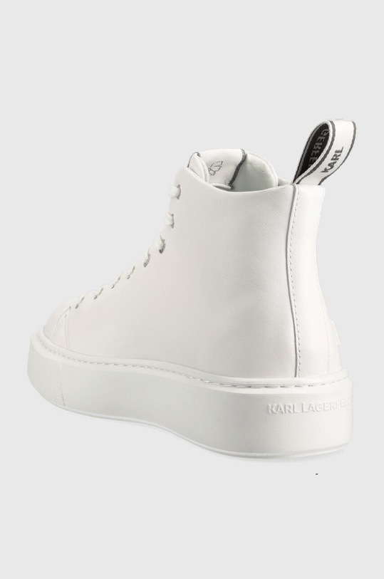Obuwie Karl Lagerfeld sneakersy skórzane MAXI KUP KL62255A.011 biały