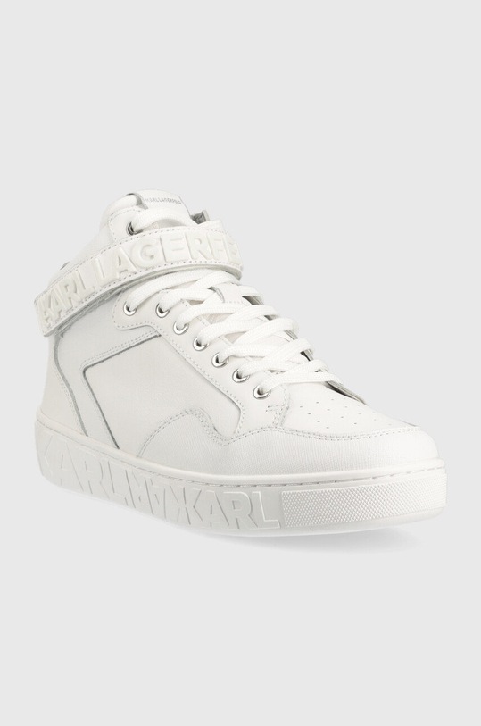 Karl Lagerfeld sneakersy skórzane KUPSOLE III KL61055.01W biały AW22