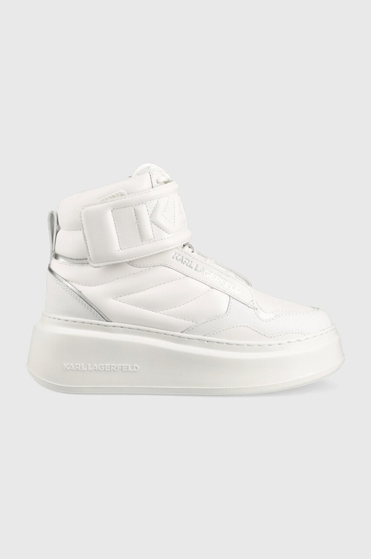 Karl Lagerfeld sneakers din piele ANAKAPRI platformă alb KL63555.01W
