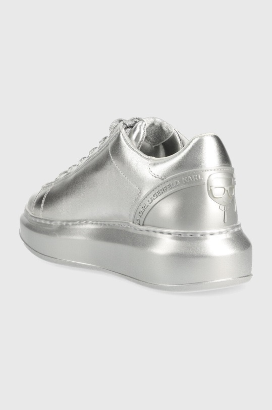 Obuwie Karl Lagerfeld sneakersy skórzane KAPRI KL62525A.1SL srebrny