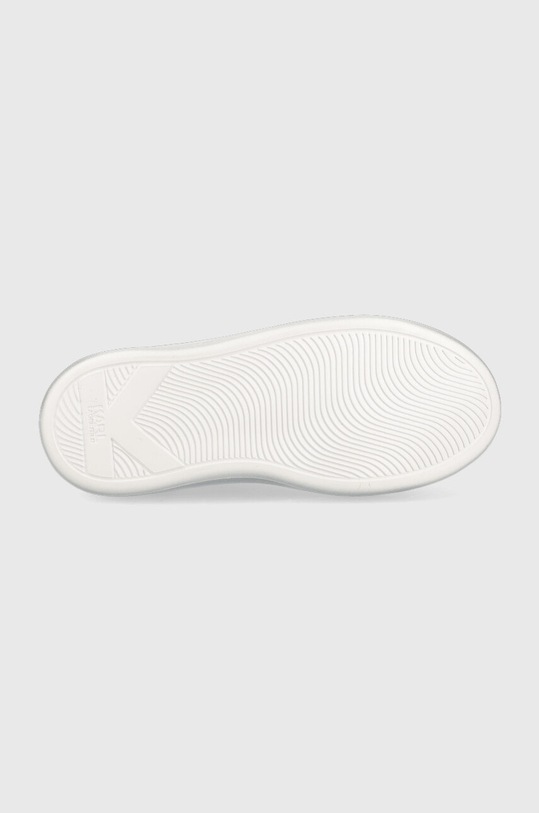 Karl Lagerfeld sneakersy skórzane KAPRI KL62525A.1SL srebrny