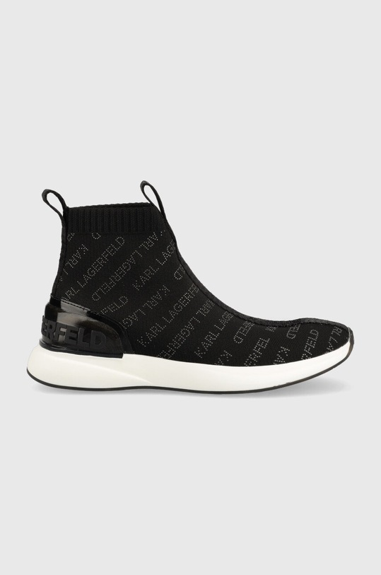 Tenisky Karl Lagerfeld FINESSE přírodní kůže černá KL62144.K0L