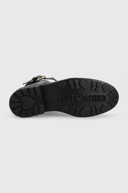 Love Moschino bocanci de piele JA24224G1FIA0000 negru