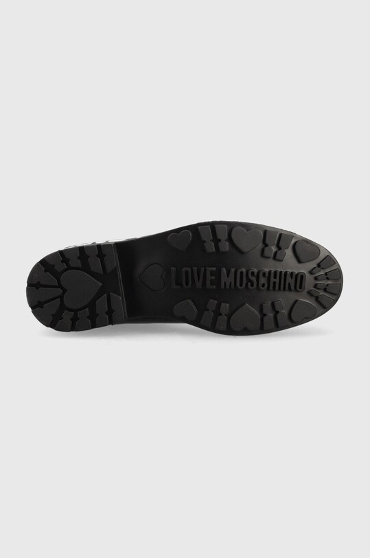 Шкіряні черевики Love Moschino JA21084G1FIA0000 чорний