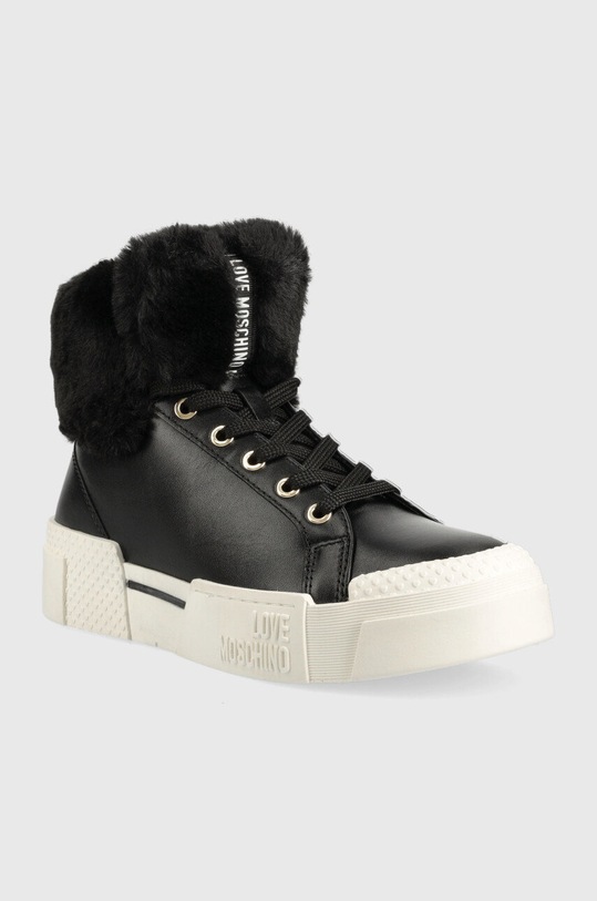Love Moschino sneakers JA15805G0FIA500A negru AW22