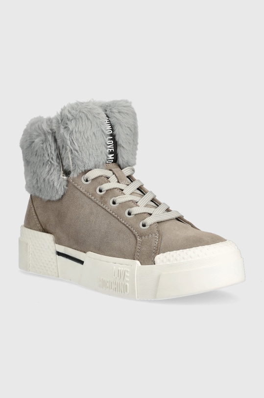 Tenisky Love Moschino JA15805G0FIG301A šedá AW22