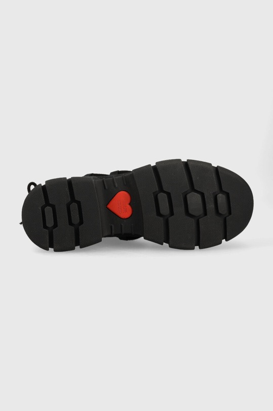 Love Moschino cizme de zapada din piele intoarsa JA15904H0FIP200A negru