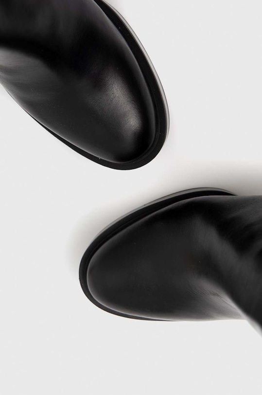 Kožené kotníkové boty Love Moschino JA2128AG0FIA0000 černá