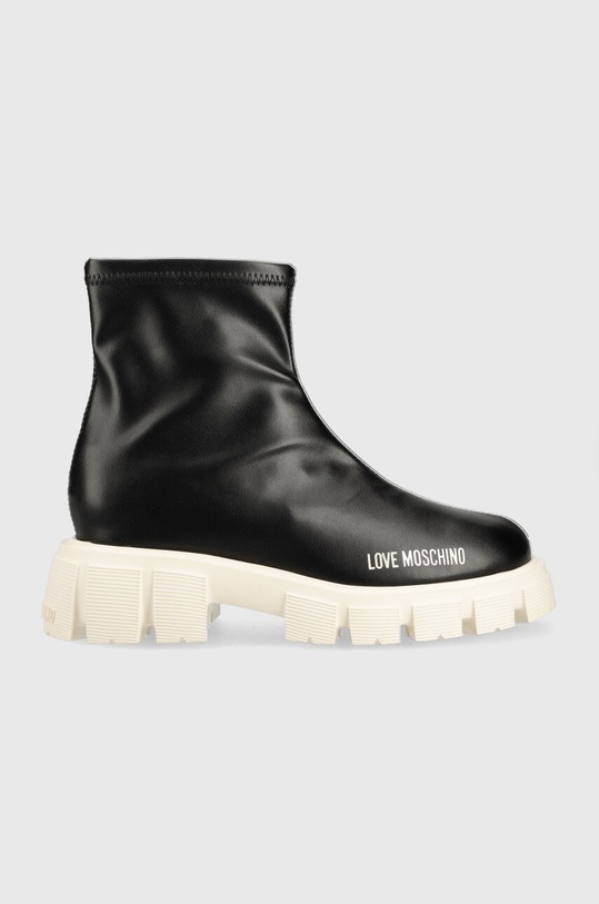 Nízké kozačky Love Moschino nezateplené černá JA24535G0FIEY00A