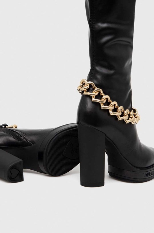 Boty Kozačky Love Moschino JA2613AG0FIAM00A černá